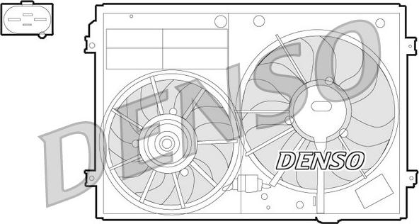 Denso DER32012 - Вентилятор, охолодження двигуна autozip.com.ua