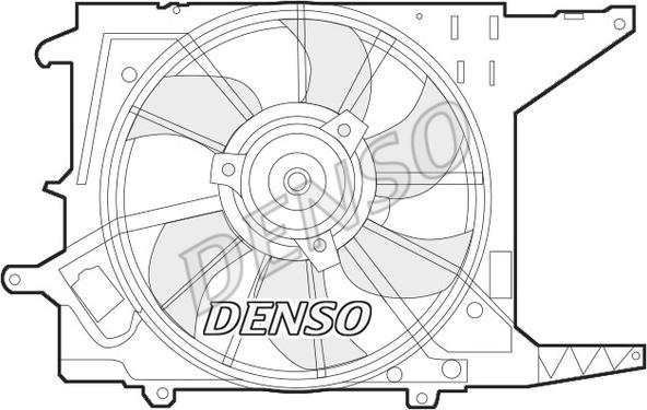 Denso DER37003 - Вентилятор, охолодження двигуна autozip.com.ua