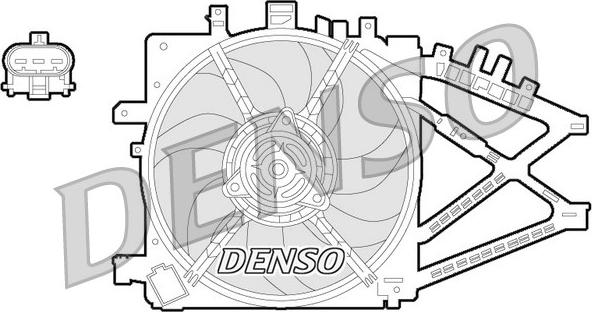 Denso DER20014 - Вентилятор, охолодження двигуна autozip.com.ua