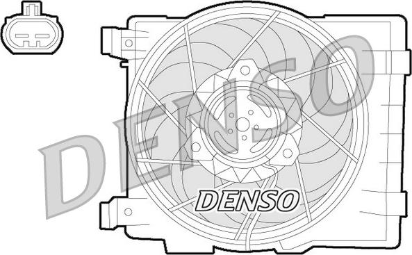 Denso DER20015 - Вентилятор, охолодження двигуна autozip.com.ua
