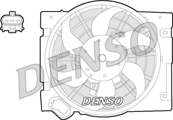 Denso DER20013 - Вентилятор, охолодження двигуна autozip.com.ua