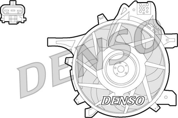 Denso DER20012 - Вентилятор, охолодження двигуна autozip.com.ua