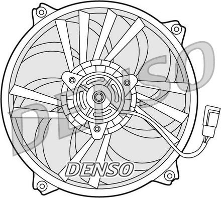 Denso DER21015 - Вентилятор, охолодження двигуна autozip.com.ua