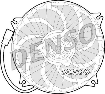 Denso DER21016 - Вентилятор, охолодження двигуна autozip.com.ua