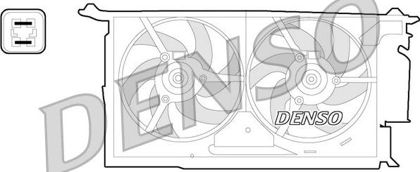 Denso DER21018 - Вентилятор, охолодження двигуна autozip.com.ua