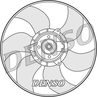 Denso DER23001 - Вентилятор, охолодження двигуна autozip.com.ua