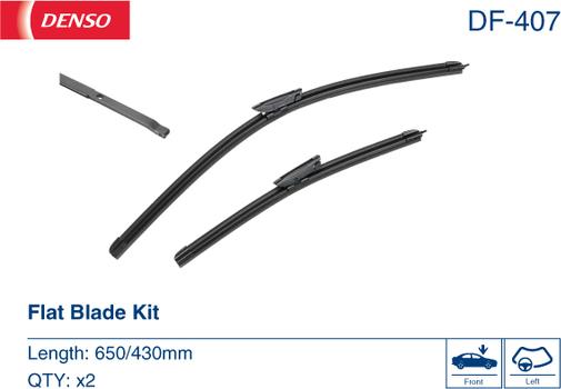 Denso DF-407 - Щітка склоочисника autozip.com.ua