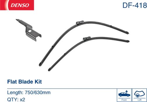 Denso DF-418 - Щітка склоочисника autozip.com.ua