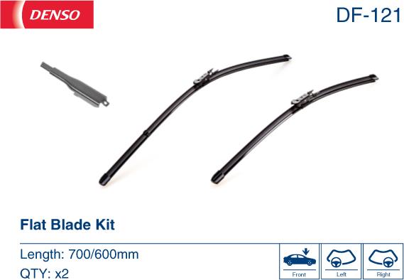 Denso DF-121 - Щітка склоочисника autozip.com.ua