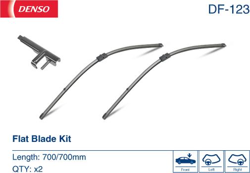 Denso DF-123 - Щітка склоочисника autozip.com.ua