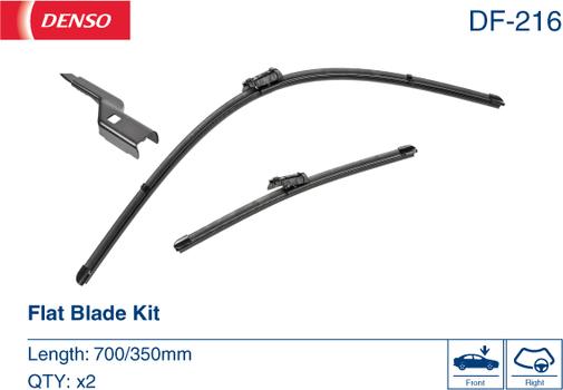 Denso DF-216 - Щітка склоочисника autozip.com.ua