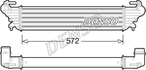 Denso DIT09114 - Интеркулер autozip.com.ua