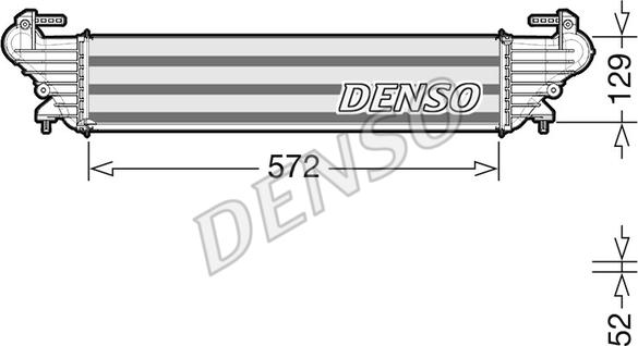 Denso DIT09121 - Интеркулер autozip.com.ua