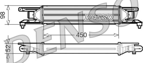 Denso DIT01001 - Интеркулер autozip.com.ua