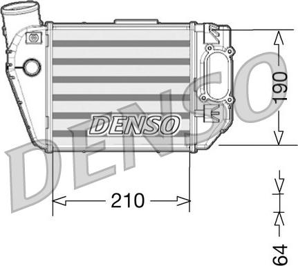 Denso DIT02021 - Интеркулер autozip.com.ua