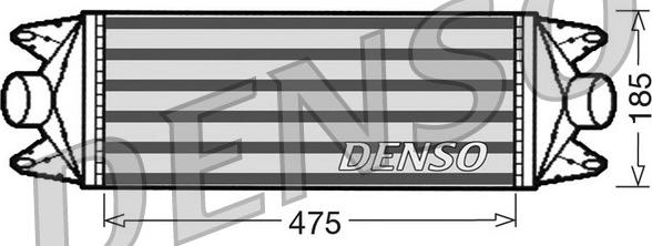 Denso DIT12001 - Интеркулер autozip.com.ua