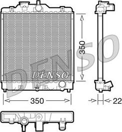 Denso DRM40003 - Радіатор, охолодження двигуна autozip.com.ua