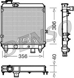 Denso DRM09081 - Радіатор, охолодження двигуна autozip.com.ua