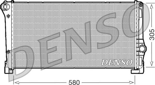 Denso DRM09104 - Радіатор, охолодження двигуна autozip.com.ua