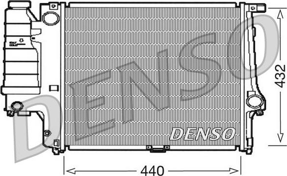 Denso DRM05037 - Радіатор, охолодження двигуна autozip.com.ua
