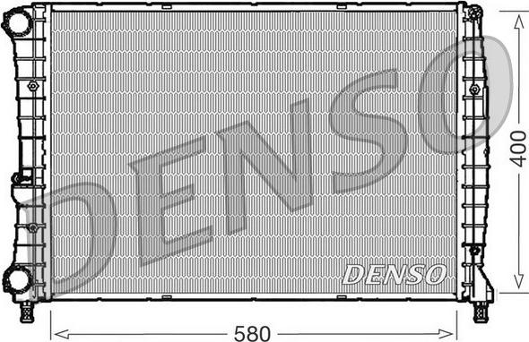 Denso DRM01002 - Радіатор, охолодження двигуна autozip.com.ua