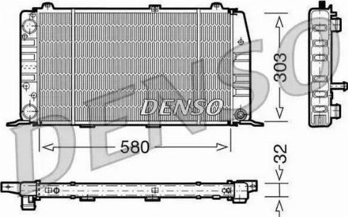 Nissens 60436 - Радіатор, охолодження двигуна autozip.com.ua