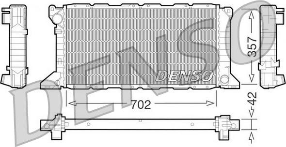 Denso DRM10099 - Радіатор, охолодження двигуна autozip.com.ua
