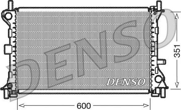 Denso DRM10052 - Радіатор, охолодження двигуна autozip.com.ua