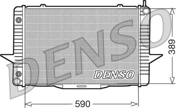 Denso DRM33067 - Радіатор, охолодження двигуна autozip.com.ua