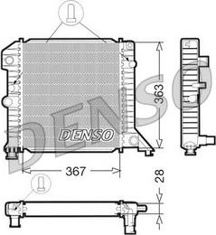 Denso DRM33020 - Радіатор, охолодження двигуна autozip.com.ua