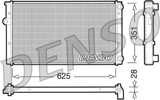 Denso DRM32009 - Радіатор, охолодження двигуна autozip.com.ua
