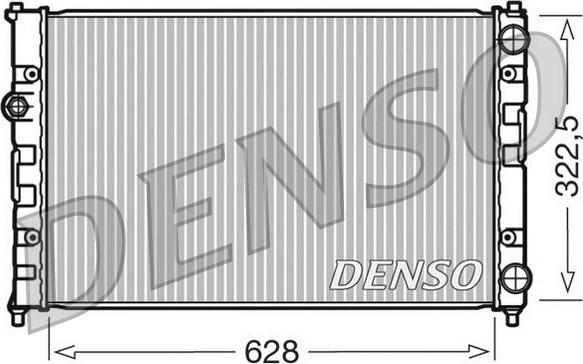 Denso DRM26009 - Радіатор, охолодження двигуна autozip.com.ua