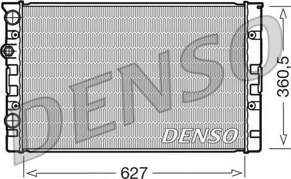 Denso DRM26006 - Радіатор, охолодження двигуна autozip.com.ua