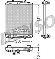 Denso DRM21603 - Радіатор, охолодження двигуна autozip.com.ua