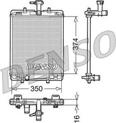 Denso DRM21602 - Радіатор, охолодження двигуна autozip.com.ua