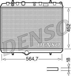Denso DRM21055 - Радіатор, охолодження двигуна autozip.com.ua
