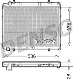 Denso DRM21035 - Радіатор, охолодження двигуна autozip.com.ua