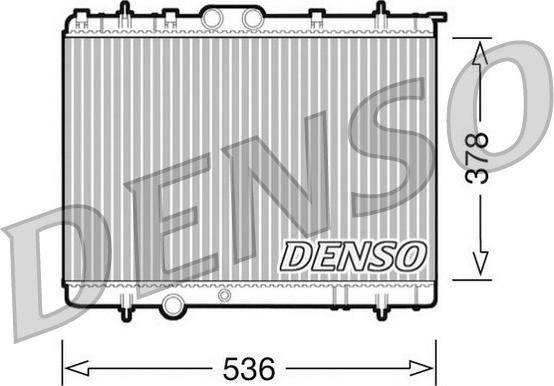 Denso DRM21030 - Радіатор, охолодження двигуна autozip.com.ua