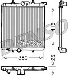 Denso DRM21020 - Радіатор, охолодження двигуна autozip.com.ua