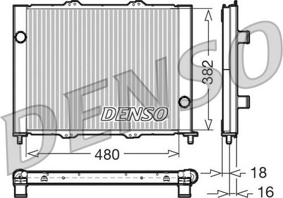 Denso DRM23099 - Модуль охолодження autozip.com.ua