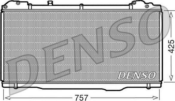 Denso DRM23023 - Радіатор, охолодження двигуна autozip.com.ua