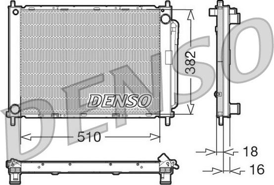 Denso DRM23100 - Модуль охолодження autozip.com.ua
