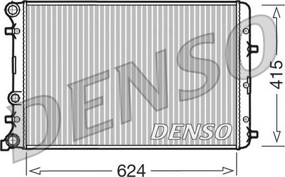 Denso DRM27003 - Радіатор, охолодження двигуна autozip.com.ua