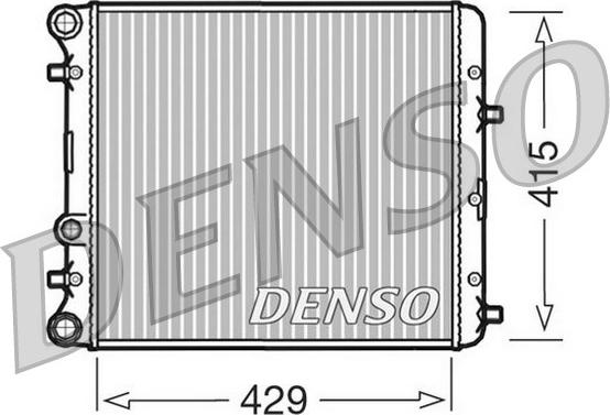 Denso DRM27002 - Радіатор, охолодження двигуна autozip.com.ua