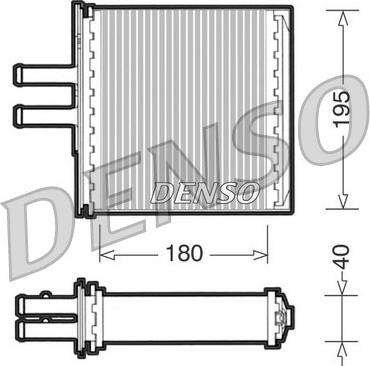 Denso DRR09061 - Теплообмінник, опалення салону autozip.com.ua