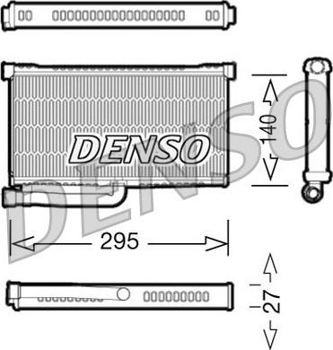 Denso DRR02004 - Теплообмінник, опалення салону autozip.com.ua