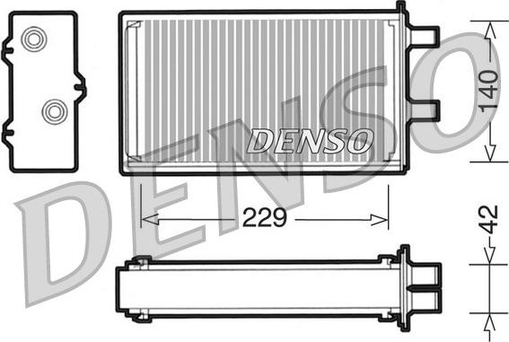 Denso DRR13001 - Теплообмінник, опалення салону autozip.com.ua