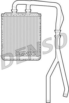 Denso DRR12010 - Теплообмінник, опалення салону autozip.com.ua