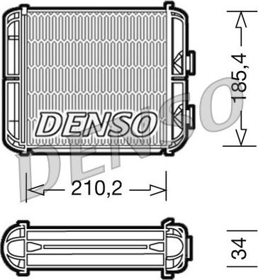 Denso DRR20003 - Теплообмінник, опалення салону autozip.com.ua