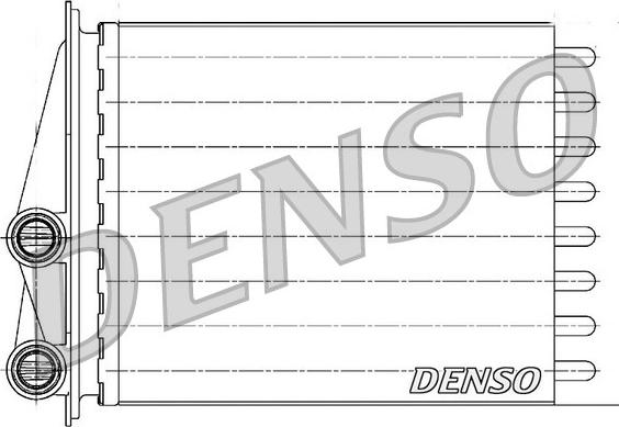 Denso DRR23020 - Теплообмінник, опалення салону autozip.com.ua